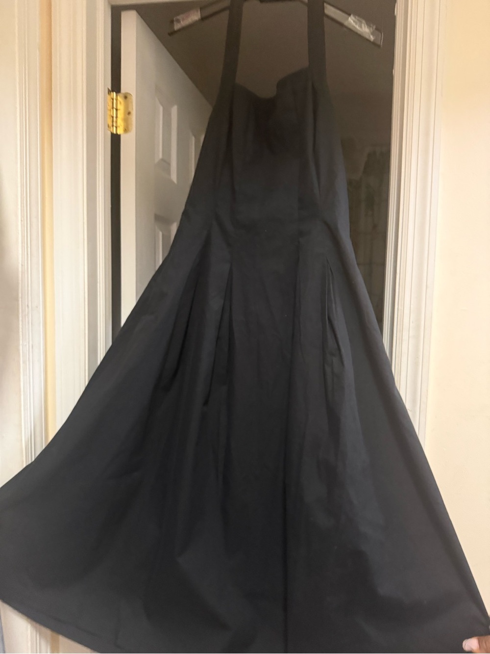 A New Day Black Midi Halter Dress